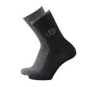 bugatti Herren 2er Pack logo + uni basic schwarz, Size:39-42