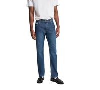 5-Pocket-Jeans BUGATTI "Basic Essential", Herren, Gr. 33, Länge 30, blau, 97% Baumwolle, 3% Elasthan, Jeans 5-Pocket-Jeans, Authentic Denim (71089655-33) blau