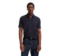 Bugatti Herren Poloshirt Modern Fit Premium Cotton, Kurzarm, 100% Baumwolle, Blau, XL