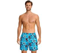 bugatti® - Herren Badeshorts/Badehose mit Blumenmuster türkis, Größe M