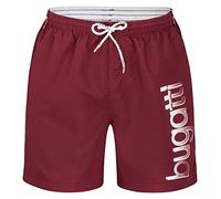 bugatti Herren Badeshorts in dunkelrot Größe L