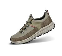 bugatti Herren-Beige-Sneaker mit Mesh-Einsätzen, modernem Design, Metallösen, Logo-Akzenten und atmungsaktivem beige/Taupe 41 EU