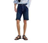 bugatti Jeansshorts Herren Jeansshorts Baumwoll-Stretch blau, 50