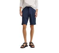 Bugatti Bermudas Stretch - Herren Gr. 52 - Slim Fit - Marine - unifarben - Jersey Premium