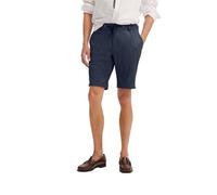 Bermudas BUGATTI, Herren, Gr. 56, Normalgrößen, blau (370, marine), 73% Polyester, 22% Viskose, 5% Elasthan, unifarben, normal, Hosen, mit Kordelzug (52089324-56) 370, marine