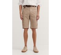 Bermudas BUGATTI, Herren, Gr. 52, Normalgrößen, 70, cognac, 98% Baumwolle, 2% Elasthan, unifarben, casual, normal, Hosen, aus Baumwollmix (40922625-52) 70, cognac