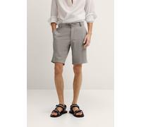 Bermudas BUGATTI "Stretch", Herren, Gr. 52, Normalgrößen, 50, beige, 63% Polyester, 26% Viskose, 8% Polyamid, 3% Elasthan, unifarben, slim fit, Hosen Bermudas, Jersey Premium (65599611-52) 50, beige
