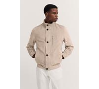 Blouson BUGATTI, Herren, Gr. 54, beige (40, beige), 100% Polyester, unifarben, casual, regular fit, Manschette, Jacken, aus hochwertigem Material (60254259-54) 40, beige