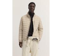 Blouson BUGATTI "Regular Fit", Herren, Gr. 50, beige (40, beige), 85% Polyamid, 15% Elasthan, unifarben, regular fit, Jacken Blouson, Regular Fit Stretch Steppoptik Stehkragen (54996455-50) 40, beige