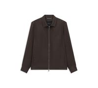 BUGATTI Leinen Jacke braun Regular Fit Braun 58