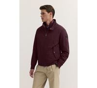 Blouson BUGATTI "Regular Fit", Herren, Gr. 54, rot (790, brombeere), 85% Polyamid, 15% Elasthan, unifarben, regular fit, Jacken Blouson, Regular Fit DynamicSeries Stretch Stehkragen (57487618-54) 790,