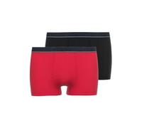 bugatti Herren Boxershorts ohne Eingriff | 2er Pack (DE/NL/SE/PL, Alphanumerisch, XXL, Regular, Regular, 420 rot mittel Uni)