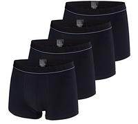 bugatti Herren Boxershorts ohne Eingriff (DE/NL/SE/PL, Alphanumerisch, L, Regular, Regular, 4 x schwarz)