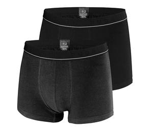 bugatti Herren Boxershorts ohne Eingriff (DE/NL/SE/PL, Alphanumerisch, XXL, Regular, Regular, 1 x grau / 1 x schwarz)