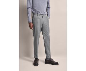 Bugatti Herren Bundfaltenhose mit Modern-Flanell-Soft-Touch 34W/34L