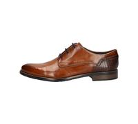 bugatti Herren Business Halbschuh mit eleganter Linienführung, Cognac, 46 EU