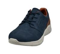 bugatti Herren Businessschuhe, Männer Schnürer,schnürschuhe,Anzugschuhe,Budapester Style,elegant,Office,büro,Freizeit,Dark Blue (4100),45 EU/EU UK