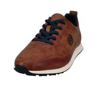 bugatti Herren Businessschuhe, Männer Schnürer,schnürschuhe,Anzugschuhe,Budapester Style,elegant,Office,büro,Freizeit,Cognac (6300),44 EU/EU UK