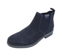 bugatti Chelsea Boots Herren Velours blau, 42