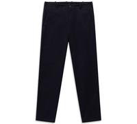 Chinohose BUGATTI "Tapered Fit", Herren, Gr. 32, Länge 34, blau (390, marine), 98% Baumwolle, 2% Elasthan, unifarben, gerade, unten schmal, Hosen Chinohose, aus Baumwoll-Stretch (24200753-32) 390, mar