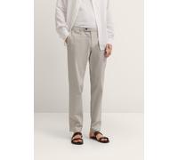 Chinohose BUGATTI "Modern Fit", Herren, Gr. 35, Länge 30, beige (230, grau), 86% Baumwolle, 11% Polyester, 3% Elasthan, unifarben, normal, Hosen Chinohose, aus der DynamicSeries (92437933-35) 230, gra