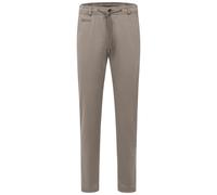Chinohose BUGATTI, Herren, Gr. 34, Länge 32, beige (40, beige), 88% Polyester, 8% Viskose, 4% Elasthan, unifarben, slim fit, Hosen, mit Kordelzug (34897659-34) 40, beige