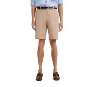 Bermudas BUGATTI, Herren, Gr. 50, Normalgrößen, 20, ecru, 98% Baumwolle, 2% Elasthan, unifarben, casual, normal, Hosen, im lässigen Stil (53042955-50) 20, ecru