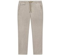 Chinohose BUGATTI "Jersey Premium", Herren, Gr. 38, Länge 32, 30, beige, 62% Polyester, 15% Lyocell, 13% Baumwolle, 7% Polyamid, 3% Elasthan, unifarben, slim fit, Hosen Chinohose, mit Performance Stre
