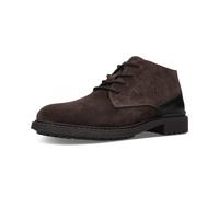 Bugatti Herren dunkelbraune Wildlederleder-Schnürstiefel für Wüstenknöchel - Rigalo Evo EU43