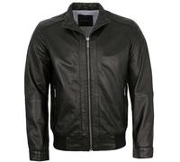 bugatti - Herren Echtleder Lederjacke Blouson Lammnappa schwarz