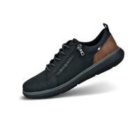 bugatti Herren EIN klassischer Sneaker mit Einer leichten Sohle und Zipper, schwarz, 42 EU