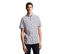 Bugatti Hemd Herren Regular Fit Baumwolle weiß, M