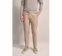 Stoffhose BUGATTI, Herren, Gr. 32, Länge 32, beige, 69% Polyester, 29% Viskose, 2% Elasthan, unifarben, gerade, unten schmal, Hosen Stoffhose, mit moderner Form (68082405-32)