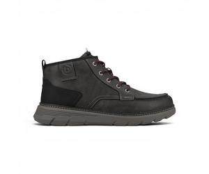 Bugatti Herren graue Leder-Schnürstiefel für Freizeit - Pulau EU41