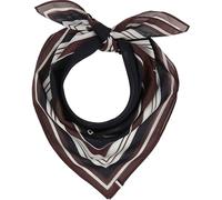 bugatti Herren Halstuch leicht | 100% Baumwolle | 65 x 65 cm | geometrisches Muster Navy