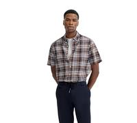 bugatti Herren Hemd Button-Down Kurzarm Modern Fit