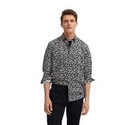 Bugatti Herren Cordhemd mit floralem Muster und im Modern Fit L