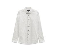 bugatti Hemd Herren Regular Fit Langarm Baumwolle weiß, XL