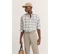 bugatti Regular Fit Leinenhemd mit Kentkragen in Hellblau, Größe XXL