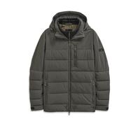 bugatti Steppjacke mit Kapuze und Reißverschlusstaschen in Graphit, Größe 54