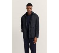 Langjacke BUGATTI, Herren, Gr. 48, 390, marine, 100% Polyester, unifarben, casual, regular fit, Langarm normaler Saum, Jacken, mit abtrennbarer Kapuze (40246223-48) 390, marine