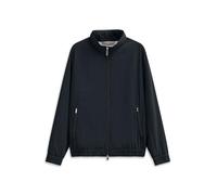 Blouson BUGATTI "Regular Fit", Herren, Gr. 52, 390, marine, 100% Polyester, unifarben, regular fit, Bündchen, Jacken Blouson, mit Stehkragen & Stretch-Funktion (62830400-52) 390, marine