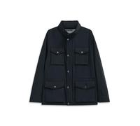 Fieldjacket BUGATTI "Regular Fit", Herren, Gr. 56, blau (390, marine), 100% Polyester, unifarben, regular fit, Manschette, Jacken, mit Stretch & Stehkragen (15762416-56) 390, marine