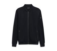 Bugatti Sweatjacke Modern Fit – Herren, Gr. L, marine, Collegekragen, 87% Baumwolle