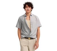 bugatti Herren Kurzarm-Hemd 9450-18510E | elegant mit Allover-Muster