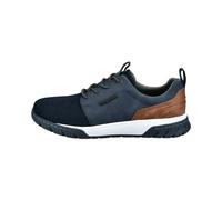 bugatti Herren Low-Top Sneaker, Männer Halbschuhe, Wechselfußbett,schnürschuhe,schnürer,straßenschuhe,Sportschuhe,dunkelblau (4100),42 EU / 7.5 UK