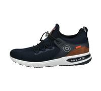 bugatti Herren Low-Top Sneaker, Männer Halbschuhe, Wechselfußbett,Strassenschuhe,Freizeitschuhe,Turnschuhe,Laufschuhe,dunkelblau (4100),43 EU / 8.5 UK