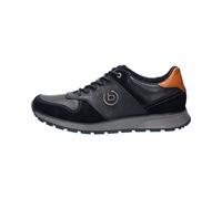 bugatti Herren Low-Top Sneaker, Männer Halbschuhe, Wechselfußbett,Strassenschuhe,Freizeitschuhe,Turnschuhe,Laufschuhe,dunkelblau (4141),44 EU / 9 UK