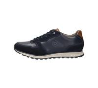 bugatti Herren Materialmix klassischen Business-Stil Sneaker, dunkelblau, 42 EU