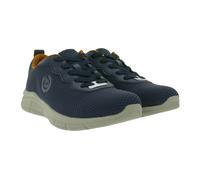 bugatti Herren Low-Top Sneaker Schnür-Schuhe mit Label-Logo City-Schuhe 345-AFA15-6900 Blau 43